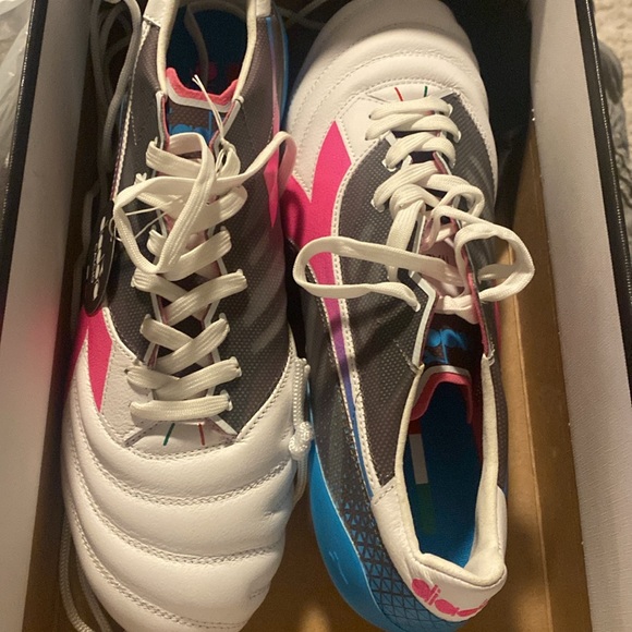 Diadora Brazil Elite Veloce GR ITA LPX soccer cleats Italian Men’s 9.5 - Picture 4 of 6